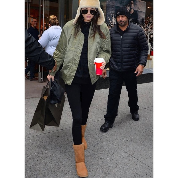 UGG Australia Classic Tall II Chestnut Tan Suede Sheepskin Shearling Wool Boots - Picture 1 of 13